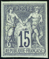 169 N°66 A 15c Gris Non Dentelé Qualité:* Cote: 900  - Autres & Non Classés