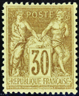 182 N°80 30c Brun-jaune Qualité:* Cote: 120  - Other & Unclassified