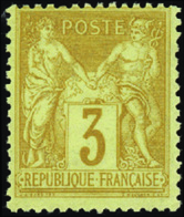 201 N°86 3c Bistre-jaune Qualité:* Cote: 330  - Other & Unclassified