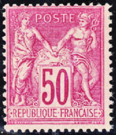 228 N°98 50c Rose Qualité:* Cote: 275  - Autres & Non Classés