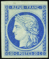 252 N°37 F 20c Bleu Clair Réimpression Granet Qualité:* Cote: 500  - Other & Unclassified