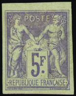 255 N°95 C 5f Violet Réimpression Granet Qualité:(*) Cote: 2500  - Other & Unclassified