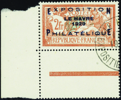 412 N°257 A Exposition Philatélique Int. Le Havre Cdf TB Qualité:OBL Cote: 875  - Autres & Non Classés