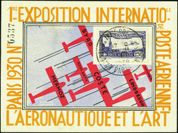 512 N°6 C 1f50 EIPA30 Sur Carte TB Qualité:OBL Cote: 450  - Autres & Non Classés