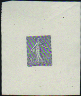 1542 N°131 20c épreuve En Violet-gris - Autres & Non Classés