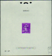 1554 N°246 Epr. D'essai De Surcharge Caisse D'amortissement N°13 - Autres & Non Classés