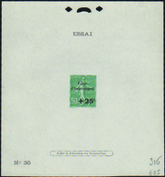 1559 N°247 Epr. D'essai De Surcharge Caisse D'amortissement N°35 - Autres & Non Classés