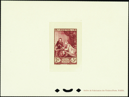 1580 N°753 Musée Postal épreuve De Luxe Petit Foamat Cote: 300  - Autres & Non Classés