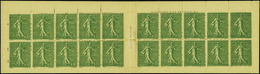 1685 N°130 C5  15c Vert Semeuse Lignée Papier GC Qualité:** Cote: 875  - Other & Unclassified