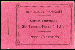 1694 N°138 C8  10c Semeuse Type II Carnet De 30 Timbres Qualité:** Cote: 2700  - Altri & Non Classificati