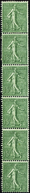 1871 N°3 15c Semeuse Lignée Qualité:* Cote: 1650  - Coil Stamps