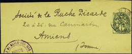 1921 N°107 1c Blanc Bande Privée TSC Sans Nom De L'utilisateur Qualité:OBL Cote: 175  - Andere & Zonder Classificatie