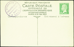1956 N°171 CP2  15c Pasteur Exposition De Paris 1925 Qualité: Cote: 45  - Sonstige & Ohne Zuordnung