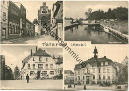 Teterow - Marktplatz - Rathaus - Nordtor - Foto-AK Grossformat 60er Jahre - Verlag Robophot Bestensee - Teterow