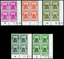 2307 N°90 /94 Nouveaux Francs 5 Valeurs 1960 Qualité:** Cote: 495  - Postage Due