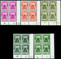2308 N°90 /94 Nouveaux Francs 5 Valeurs 1961 Qualité:** Cote: 510  - Portomarken