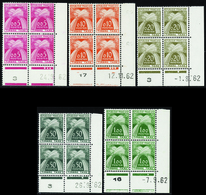 2309 N°90 /94  Nouveaux Francs 5 Valeurs 1962 Qualité:** Cote: 497  - Portomarken