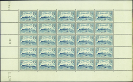 2464 N°300 B 1f50 Normandie Turquoise Feuille De 25t CD 22-5-36 Qualité:** Cote: 11500  - Millésime