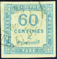 2607 N°9 60c Bleu Obl Tardive TB Qualité:OBL Cote: 150  - Other & Unclassified