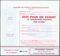 2652 N°16 Franchise Postale Rouge Sur Bleu (cote Maury) Qualité:** Cote: 1000  - Military Postage Stamps