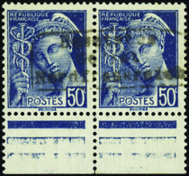 2794 N°4 50c Mercure Bleu Bdf Qualité:** Cote: 150  - Francobolli Di Guerra