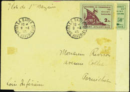 2797 N°8 /9  2 Valeurs Sur 2 Enveloppes Obl La Baule 9-4-45 Qualité:OBL Cote: 630  - Guerre (timbres De)