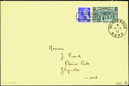 2802 N°407 + 444  2 Valeurs Surcharge Dunkerque/ Lettre Qualité:OBL Cote: .....  - War Stamps