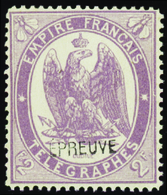 2869 N°8 B 2f Violet Surcharge "épreuve" Qualité:* Cote: 200  - Telegraaf-en Telefoonzegels