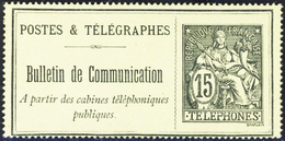 2882 N°23 15c Noir Qualité: Cote: 130  - Telegraph And Telephone