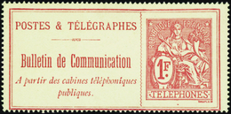 2886 N°29 1f Rouge Qualité: Cote: 165  - Télégraphes Et Téléphones