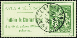 2889 N°30 3f Vert TB Qualité:OBL Cote: 920  - Telegraph And Telephone