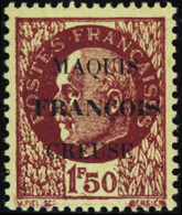 2938 Maquis François 1f50 Pétain Qualité:** Cote: 85  - Libération