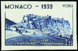 3125 N°195 /199 Stade Louis II 5 Valeurs Non Dentelées Qualité:** Cote: 630  - Altri & Non Classificati