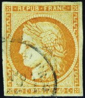 3174 N°13 B 40c Orange Chiffre "4" Large TB Qualité:OBL Cote: 700  - Altri & Non Classificati