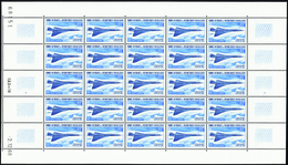 3209 N°1969 Concorde 7 Valeurs TOM En Feuilles De 25 Timbres Qualité:** Cote: 7600  - Autres & Non Classés