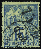 3425 N°5 75 Sur 15c Bleu Qualité:OBL Cote: 2600  - Altri & Non Classificati