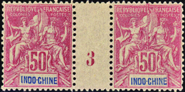 3518 N°13 50c Rose Millésime 3 (1ex*) Qualité:** Cote: 315  - Autres & Non Classés