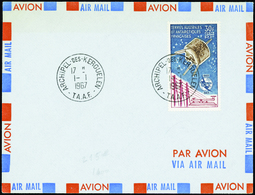 4028 N°9 U.I.T Sur Enveloppe Obl Kerguelen 1-1-1967 Qualité:OBL Cote: 300  - Other & Unclassified