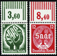 4145 N°509 /510 Plébiscite Sarrois 2 Valeurs Qualité:** Cote: 90  - Sonstige & Ohne Zuordnung