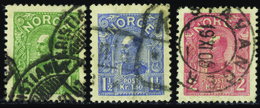 4371 N°63 /65 Haakon VII  3 Valeurs TB Qualité:OBL Cote: 310  - Altri & Non Classificati