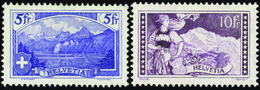 4397 N°143 /144  5f Bleu-violet Et 10f Violet Qualité:* Cote: 145  - Altri & Non Classificati