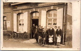 62 BEUVRY - CARTE PHOTO Estaminet De La Citée LEGRAND HUMEZ 1921 - Beuvry
