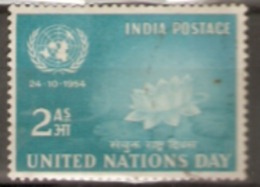 India 1954  SG 352  U.N.Day  Fine Used - Used Stamps