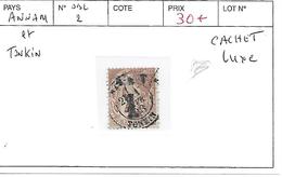 ANNAM ET TONKIN N° 2 OBL - Used Stamps