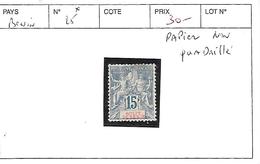 BENIN N° 25 * PAPIER NON QUADRILLE - Unused Stamps