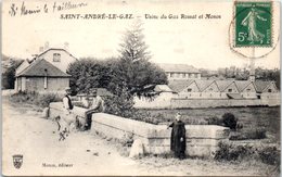 38 - SAINT ANDRE Le GAZ --  Usine Du Gaz Rossat Et Monin - Saint-André-le-Gaz