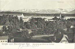 CPA Grüss Vom Starnberger See Mit Blick Ins Gebirge - Starnberg