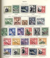 KING GEORGE VI Good To VFU Collection Housed In The Printed Album, Good General Ranges Incl. Many VFU, Perfect Continuat - Altri & Non Classificati