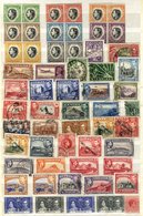 BRITISH COMMONWEALTH KGVI M & U Range Of Singles Housed In A Stock Book, Odd 1949 UPU Set, 1937 Coronation Etc. (100's) - Altri & Non Classificati