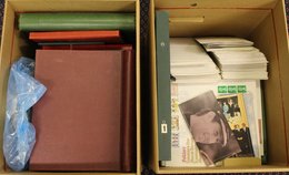 WORLD ACCUMULATION Housed In Ten Spring Back Albums, Four Stock Books, GB FDC's, Odd Loose Stamps/packets Etc. - Sonstige & Ohne Zuordnung